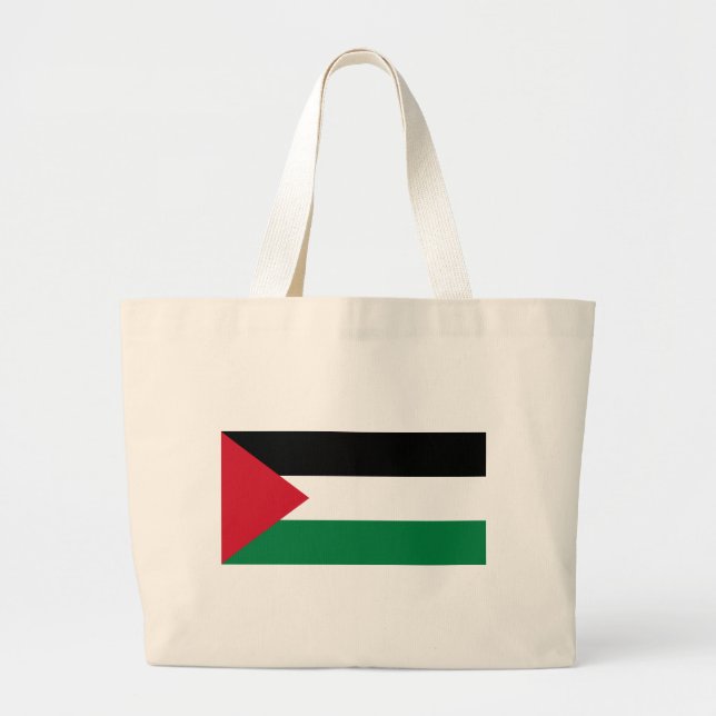 Bolso De Tela Gigante La bandera palestina (・・ف・س・ن ط) ‎ (Frente)