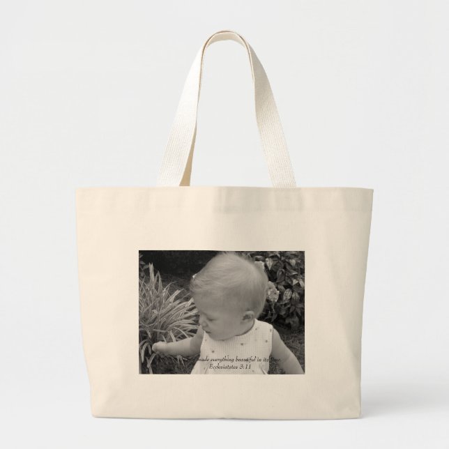 Bolso De Tela Gigante La belleza de dios (Frente)
