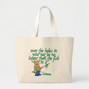 Bolso De Tela Gigante La bendición de los irlandeses pescadores