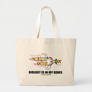 Bolso De Tela Gigante La biología está en mis genes (la réplica de la