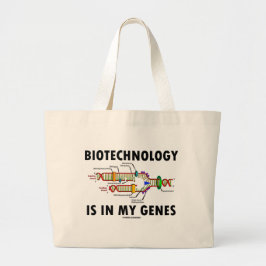 Bolso De Tela Gigante La biotecnología está en mis genes (la réplica de