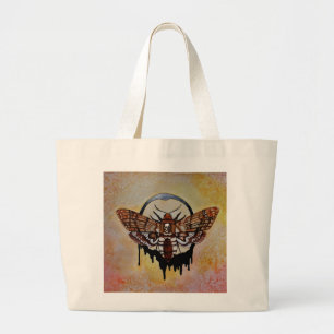 Bolso De Tela Gigante La cabeza de la muerte, Hawk Moth