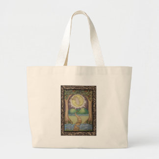 Bolso De Tela Gigante La carta de tarot de la luna