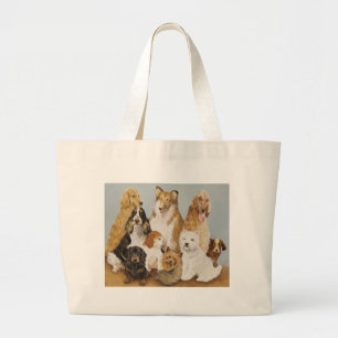 Bolso De Tela Gigante La cena de los perros