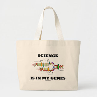 Bolso De Tela Gigante La ciencia está en mis genes (la réplica de la