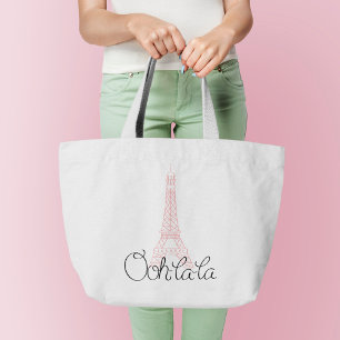 Bolso De Tela Gigante ¡La del la de Ooh! Torre Eiffel