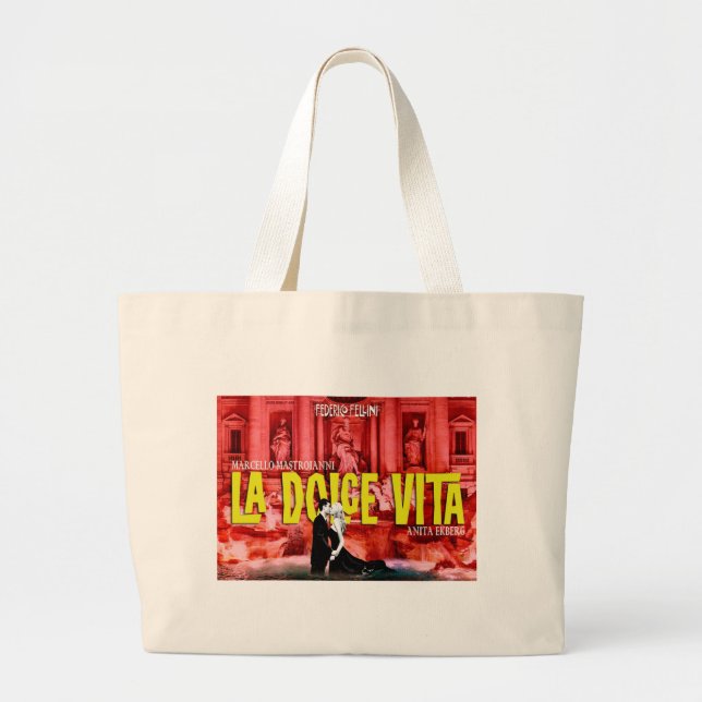 BOLSO DE TELA GIGANTE LA DOLCE VITA (Frente)