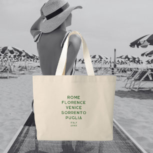 Bolso De Tela Gigante La Dolce Vita 5 destinos de viajes italianos