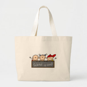 Bolso De Tela Gigante La escuela es Guay