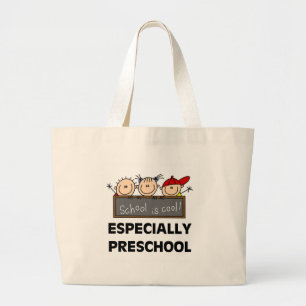 Bolso De Tela Gigante La escuela preescolar es camisetas y regalos