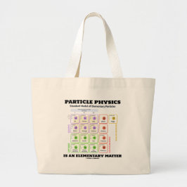 Bolso De Tela Gigante La física de partícula es un modelo elemental de