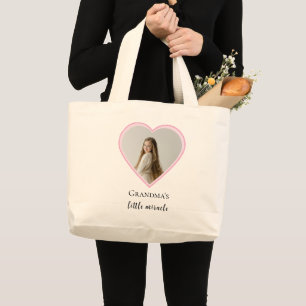 Bolso De Tela Gigante La foto del corazón milagroso de la abuela persona