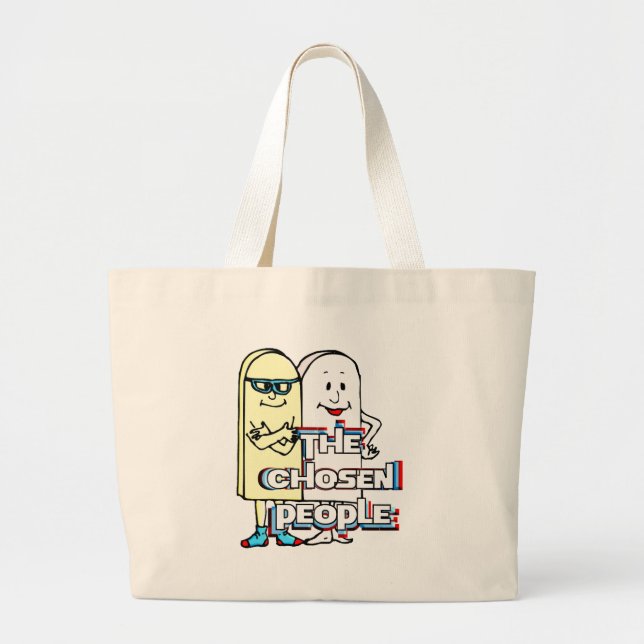 Bolso De Tela Gigante La gente elegida (Frente)