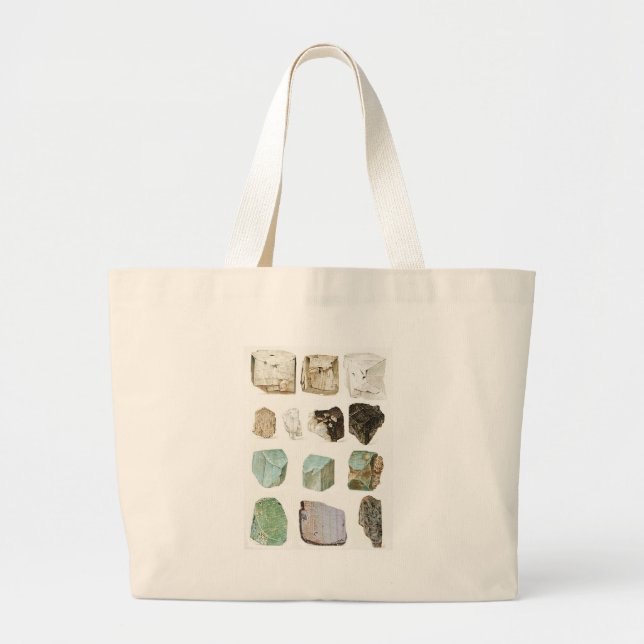 Bolso De Tela Gigante ¡La geología roca! (Frente)