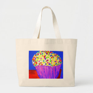 Bolso De Tela Gigante La "magdalena de la vainilla con asperja "