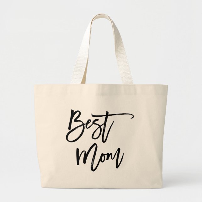 Bolso De Tela Gigante La mejor carta de moda de mamá (Frente)