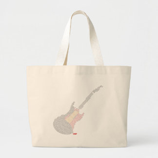 Bolso De Tela Gigante La música es mi vida