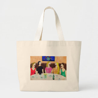 Bolso De Tela Gigante La noche de los chicas hacia fuera empaqueta