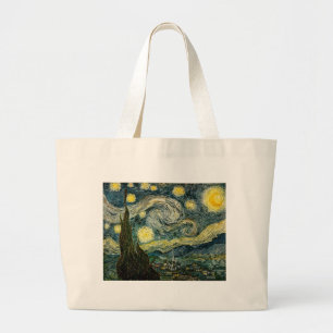 Bolso De Tela Gigante La noche estrellada de Vincent van Gogh (1889)