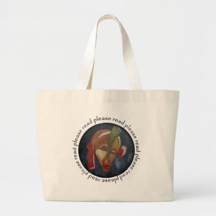 Bolso De Tela Gigante La página Turner me leyó