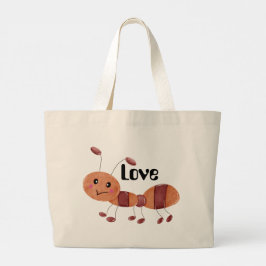 Bolso De Tela Gigante La pequeña hormiga del amor.
