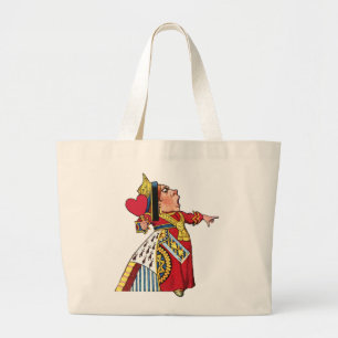 BOLSO DE TELA GIGANTE LA REINA DE CORAZONES