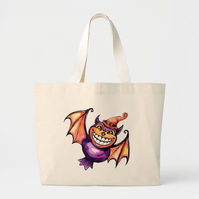 Bolso De Tela Gigante La sonrisa (Frente)