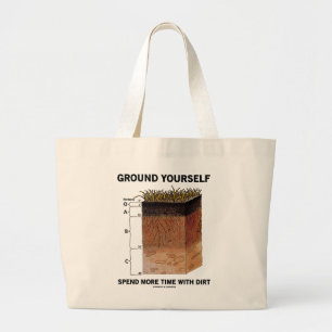 Bolso De Tela Gigante La tierra usted mismo pasa más tiempo con la