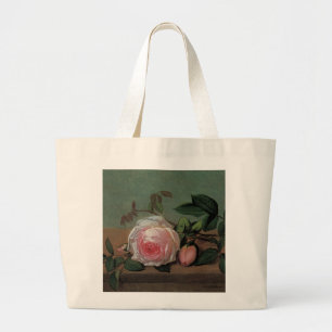Bolso De Tela Gigante La vida de las flores en un borde
