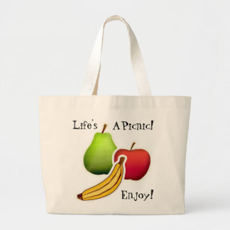 Bolso De Tela Gigante ¡La vida es un picnic!