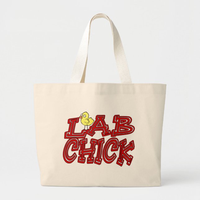 BOLSO DE TELA GIGANTE LAB CHICK (LABORATORIO) (Frente)