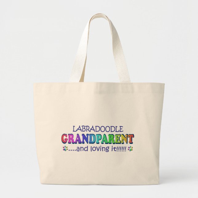 BOLSO DE TELA GIGANTE LABRADOODLE (Frente)