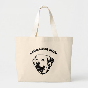 Bolso De Tela Gigante Labrador Mom