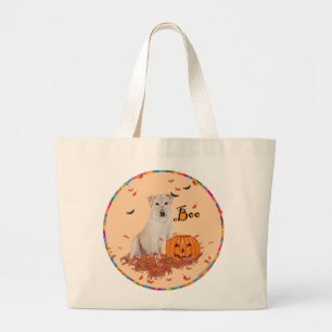 Bolso De Tela Gigante ¡Labrador Retriever Amarillo Boo!