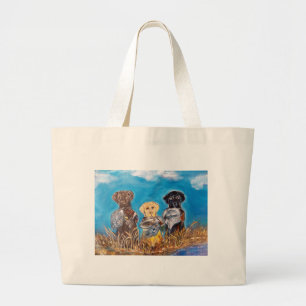 BOLSO DE TELA GIGANTE LABRADORES RETRIEVERS
