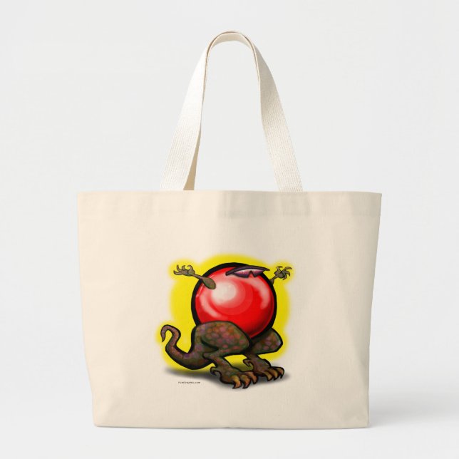 Bolso De Tela Gigante Lacrosse a Saurus Rex (Frente)