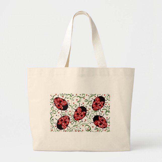 Bolso De Tela Gigante Ladybug (Frente)
