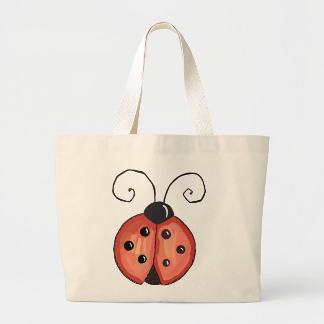 Bolso De Tela Gigante Ladybug (Frente)
