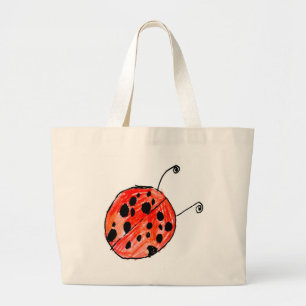 Bolso De Tela Gigante Ladybug