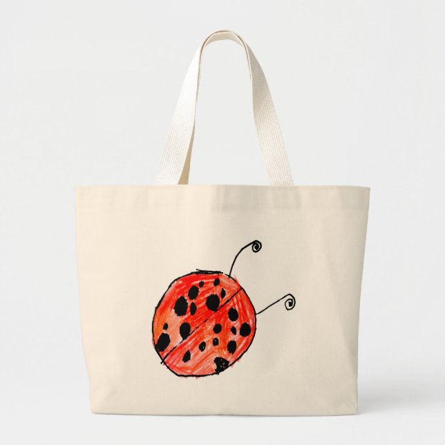 Bolso De Tela Gigante Ladybug (Frente)