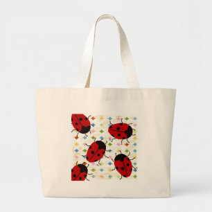 BOLSO DE TELA GIGANTE LADYBUGS