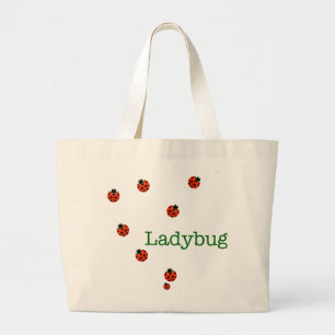 Bolso De Tela Gigante Ladybugs