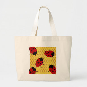 BOLSO DE TELA GIGANTE LADYBUGS