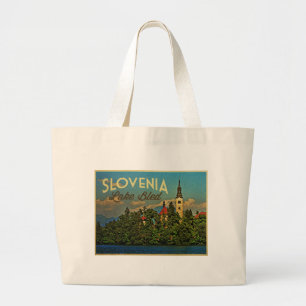 Bolso De Tela Gigante Lago Bled Eslovenia