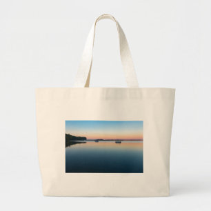 Bolso De Tela Gigante lago champlain amanecer en la bahía de saint alban
