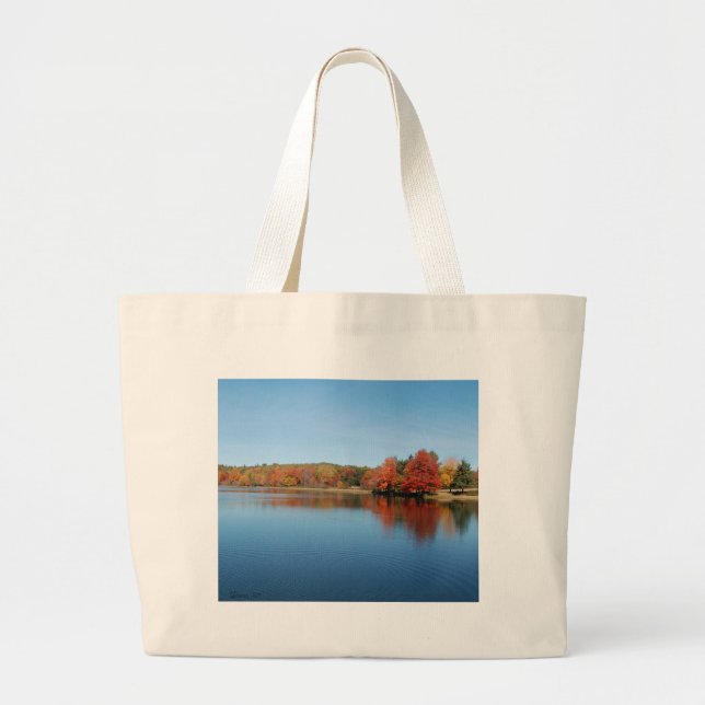 Bolso De Tela Gigante Lago Deer (Frente)