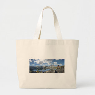 Bolso De Tela Gigante Lago Garnet y pico de banner - Camino John Muir