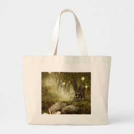 Bolso De Tela Gigante Lago Swan