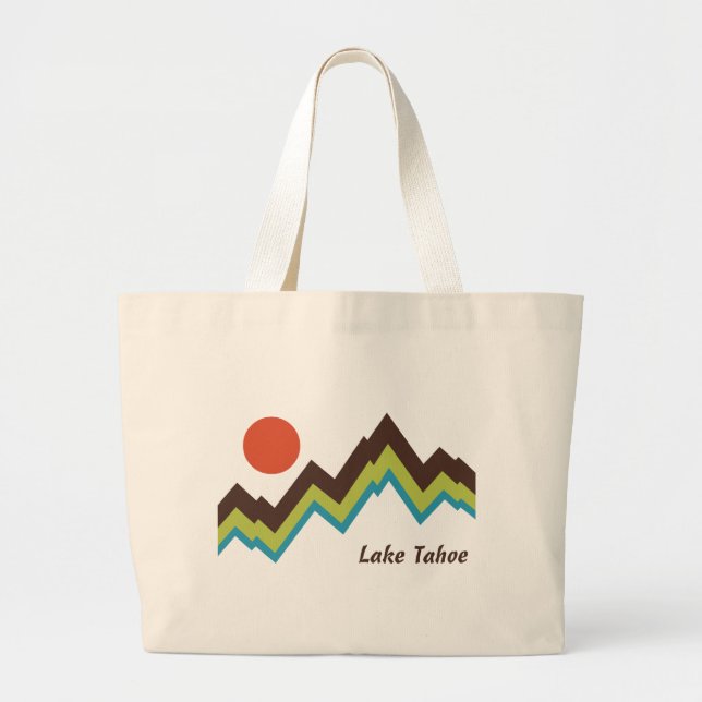 Bolso De Tela Gigante Lago Tahoe (Frente)