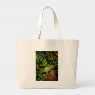 Bolso De Tela Gigante Lágrima luna verde gigante